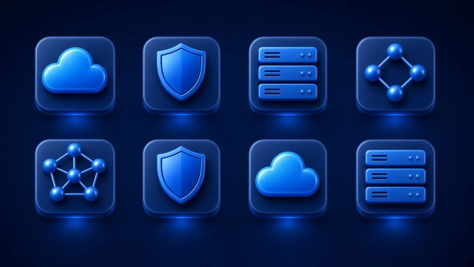 Computer Quest IT Solutions – cloud, security, server and network services shown as 3D icons