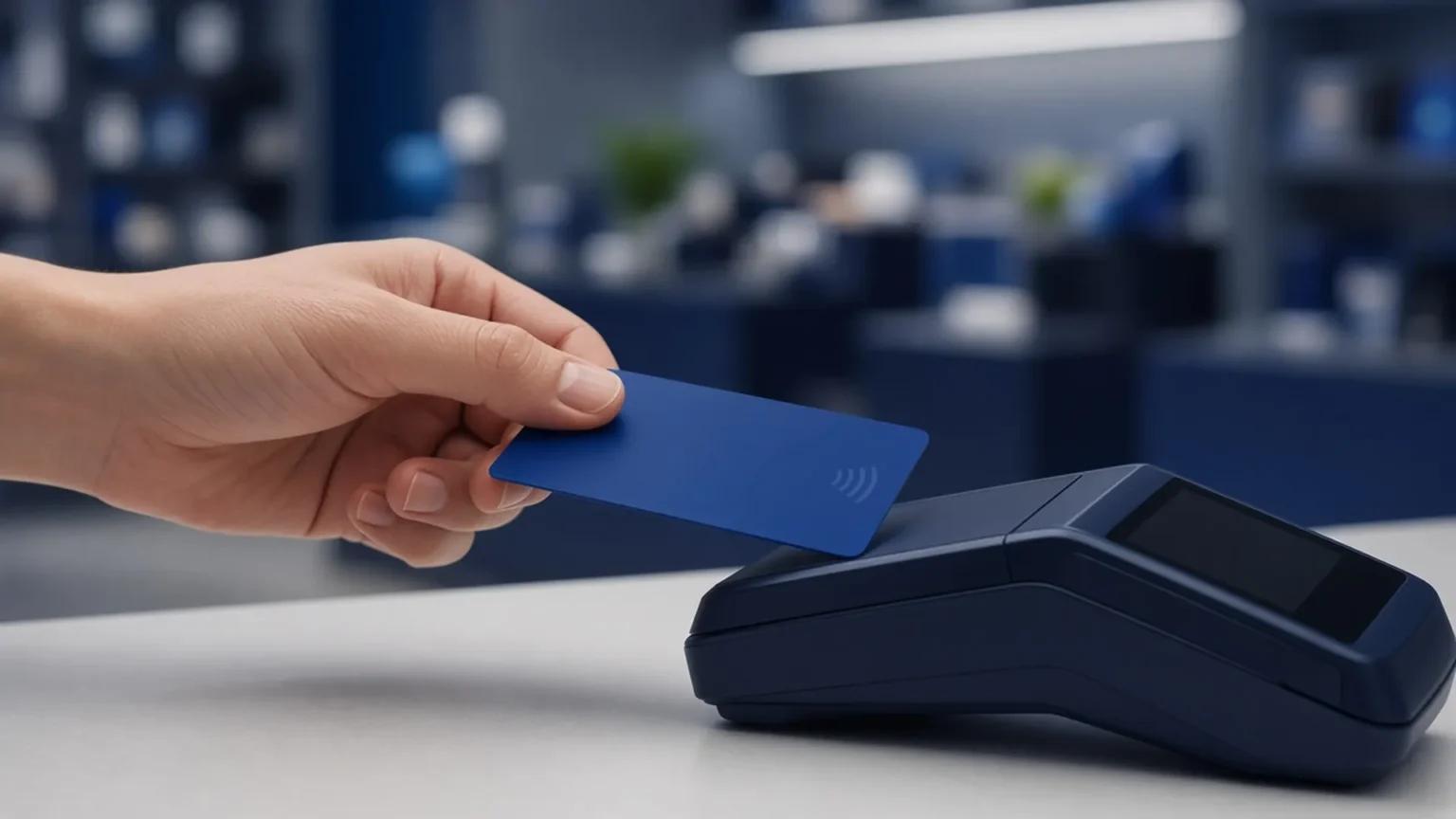 Computer Quest Payments, POS & eCommerce Solutions – contactless card payment at a POS terminal